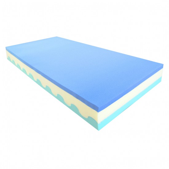 MATRACE MEDICAL-PUR 20 ORTHOSAN, paměťová pěna VISCO + HR, výška 20 cm; potah MEDILUX + 3D MATRACE MEDICAL-PUR 20 ORTHOSAN, paměťová pěna VISCO + HR, výška 20 cm; potah MEDILUX + 3D