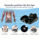 Ortopedická sedací podložka z paměťové pěny - XL, středně měkká, ergonomická, proti bolesti kyčlí a kostrče, 45,5 cm Ortopedická sedací podložka z paměťové pěny - XL, středně měkká, ergonomická, proti bolesti kyčlí a kostrče, 45,5 cm