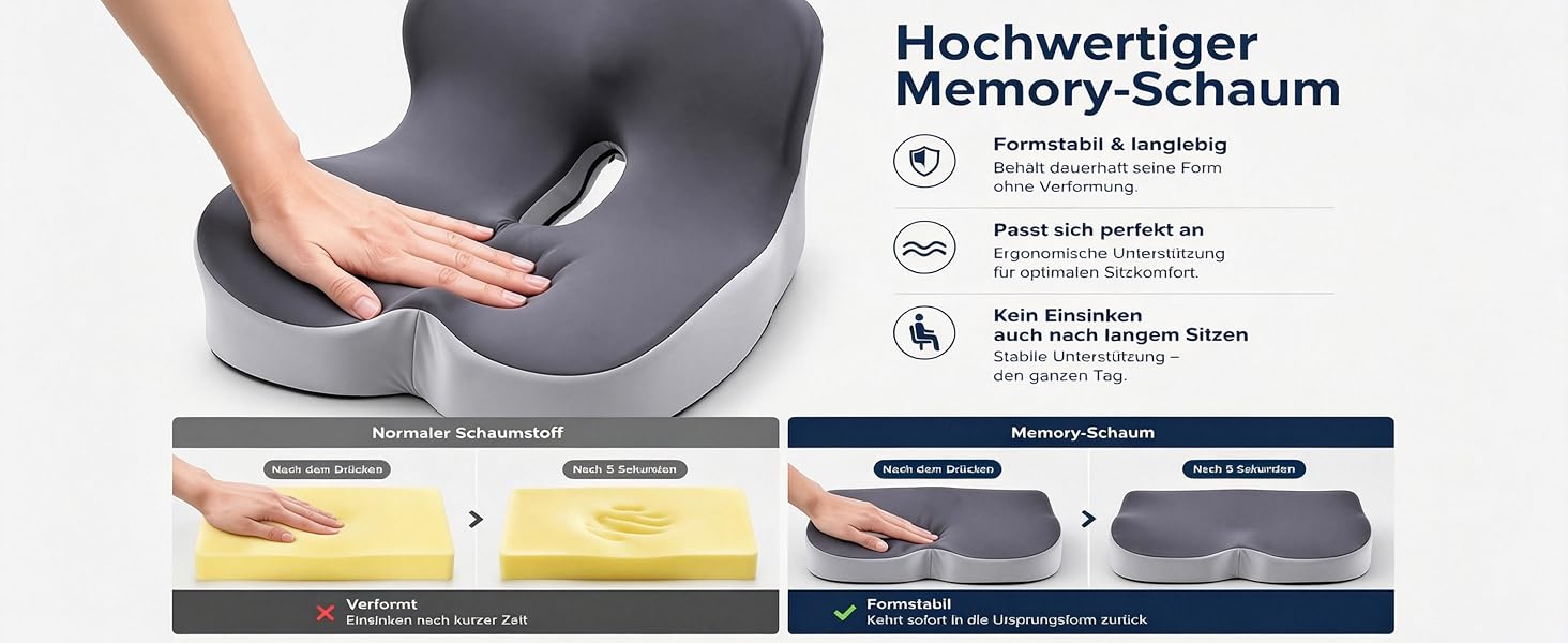Ortopedický sedací polštář s opěrkou Hemeroid Ortopedický sedací polštář s opěrkou Hemeroid